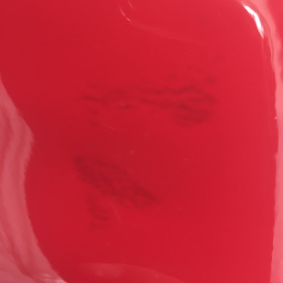 *NEW* DKNY RED Patent leather shoulder bag/tote